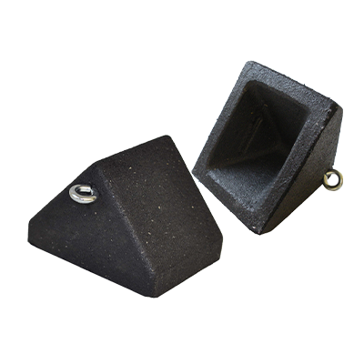 RV & Trailer Rubber Wheel Chock - 5.25